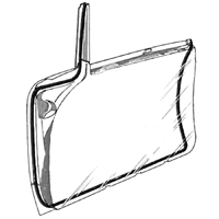 55-57 Chevrolet Full Size 2-Door Hardtop & Convertible Door Weatherstrip, Pair