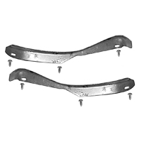 55-57 Chevrolet Full Size Cowl Side Drain Gutters, Pair