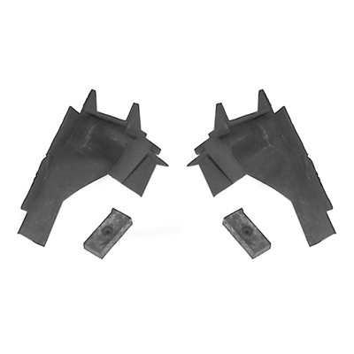 55-57 Chevrolet Convertible Quarter Drain Seals & Roof Rail Stops