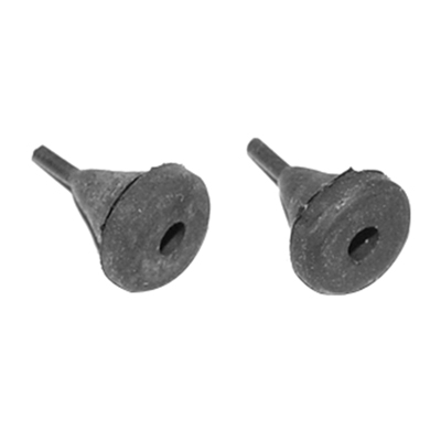 55-57 Chevrolet Full Size Lower Trunk Lid Bumpers, Pair