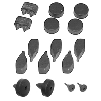 55 Chevrolet 2-Door Hardtop & Convertible Rubber Stopper Kit