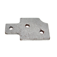 55 Chevrolet Full Size Door Hinge Backing Plates, Lower