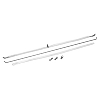 55-57 Chevrolet 2-Door Hardtop Front Door Latch To Handle Rods, Pair