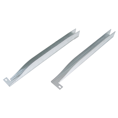 55-57 Chevrolet 2-Door Sedan Quarter Window Vertical Channels, Pair