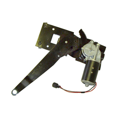 55-57 Chevrolet 2-Door Hardtop LH Quarter Window Regulator, For Power Windows