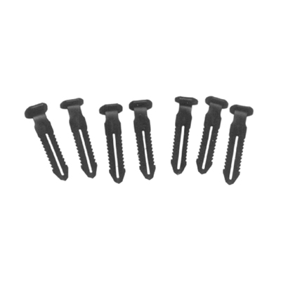 55-56 Chevrolet Steel-Type Steering Column/Firewall Pad Fasteners 7 Pc Set