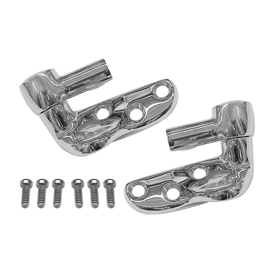 55-57 Chevrolet Convertible Interior Sunvisor Brackets, Pair