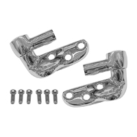 55-57 Chevrolet Convertible Interior Sunvisor Brackets, Pair