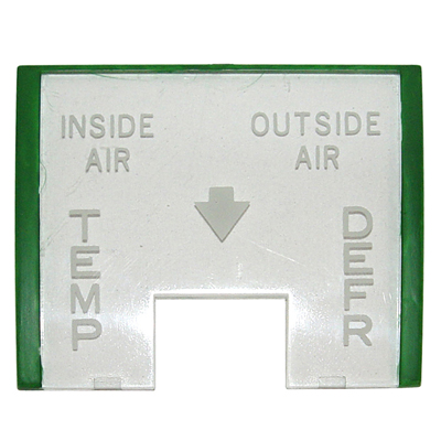 55-56 Chevrolet Full Size - Heater Control Panel Lens