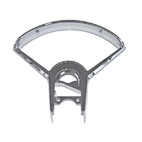55-56 Chevrolet Full Size (w/ Standard Trans), Chrome Speedometer Dash Bezel