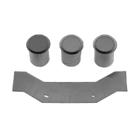 55-56 Chevrolet Full Size Dash Indicator Lenses Set