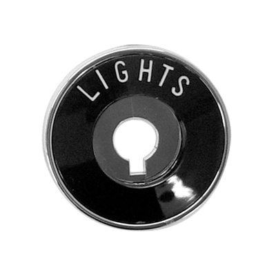 55-56 Chevrolet Bel Air Dash Control Bezel, Lights