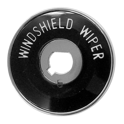 55-56 Chevrolet Bel Air Dash Control Bezel, Windshield Wiper