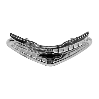55-56 Chevrolet 210 6-Cylinder - Horn Cap Emblem, Silver