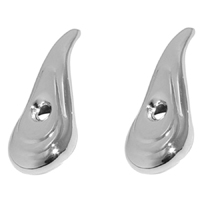 39-57 Chevrolet Full Size Seat Belt Hooks, Pair