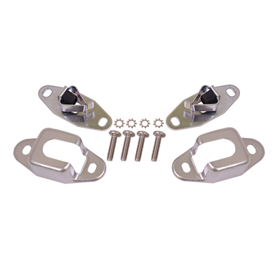 55-57 Chevrolet Nomad & Wagon Rear Seat Latch & Cover, Plain