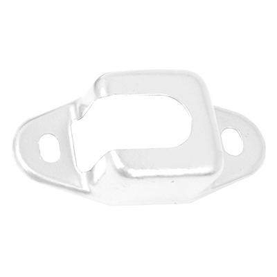 55-57 Chevrolet Full Size Nomad & Wagon Rear Seat Latch Cover, Chrome