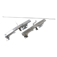 55-56 Chevrolet Full Size 2-Door Front Seat Tracks, Pair