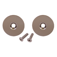 55-57 Chevrolet Full Size Nomad & Wagon Rear Seat Stops, Upper, Stainless, Kit