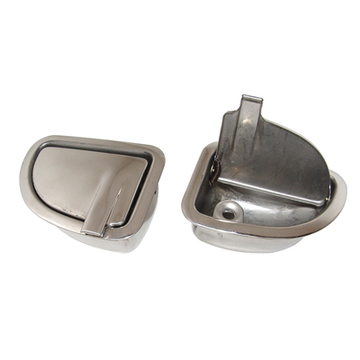 55-57 Chevrolet Sedan Rear Ash Trays, Pair