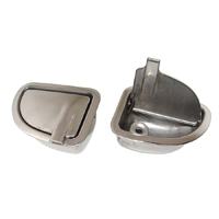 55-57 Chevrolet Sedan Rear Ash Trays, Pair