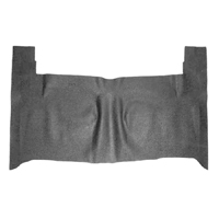 55-57 Chevrolet Passenger Car Rubber Floor Mat, Black, Rear