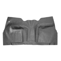 55-57 Chevrolet Passenger Car Rubber Floor Mat, Black, Front