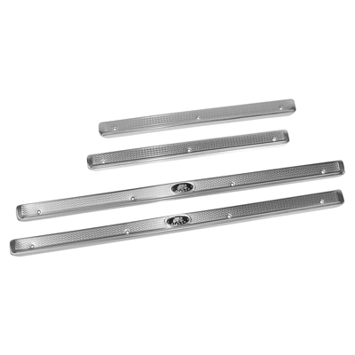 55-57 Chevrolet Full-Size 4-Door Sedan & Wagon Door Sill Plates Set