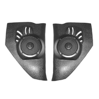 55-56 Chevrolet Car - Kick Panel, Molded ABS Plastic with Speakers, Pair
