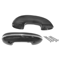 53-56  Chevrolet 150/210 Arm Rest Assemblies, Pair, Black