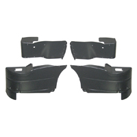 55 Chevrolet Convertible Rear Arm Rest & Piston Cover Panels Set