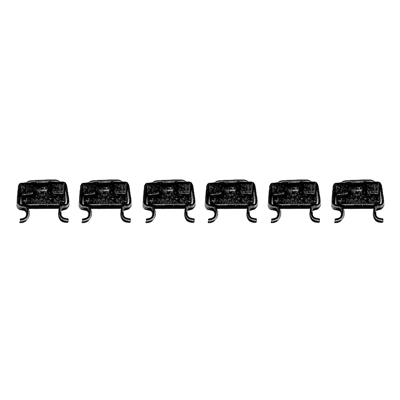 55-57 Chevrolet Bel Air Arm Rest Caged Nut Set, 6 Pieces