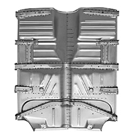 55-57 Chevrolet 2-Door Hardtop - Full Floor Pan with Braces, US Made