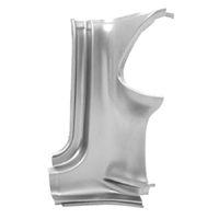 55 Chevrolet (except Wagon) Outer Trunk Tail Pan to 1/4 Panel Filler, RH