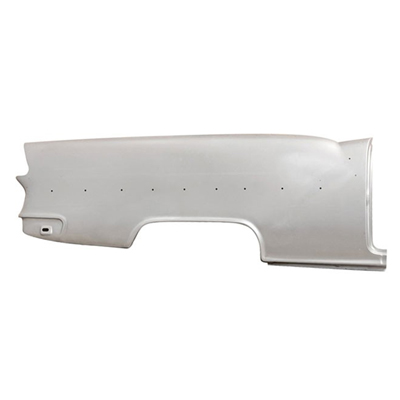 55 Chevrolet 2-Door Hardtop/Convertible Full Factory 1/4 Panel with Side Molding Holes, RH