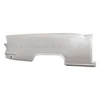 55 Chevrolet 2-Door Hardtop/Convertible Full Factory 1/4 Panel with Side Molding Holes, RH