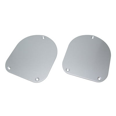 55-57 Chevrolet Nomad & Wagon Shock Access Hole Cover Plates, Pair