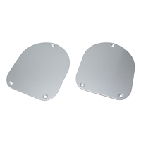 55-57 Chevrolet Nomad & Wagon Shock Access Hole Cover Plates, Pair