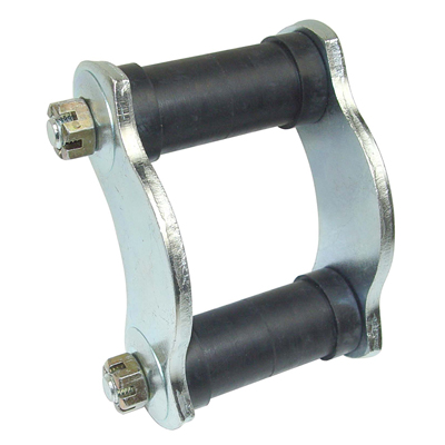 55 Chevrolet Full Size Rear Spring Shackle Kit, LH or RH (Does One Spring)