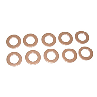 58-64 Chevrolet Full Size Car Rear Axle Differential Hardware, Set of 10 pcs, Copper Washers