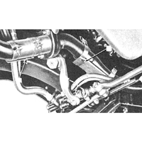 55-57 Chevrolet Car - Steering Heat Shield - Mounts on Exhaust Pipe