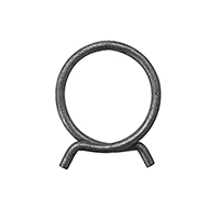 55-57 Chevrolet Passenger Car Radiator Hose Clamp, Lower, 1 7/8