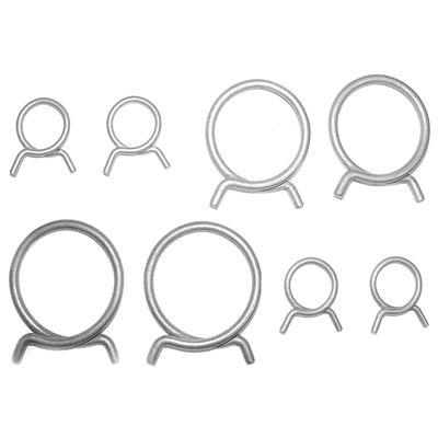 55-56 Chevrolet Car - Radiator & Heater Hose Clamp Kit, 8 Pieces Set