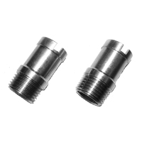 65-69 Chevrolet Car Water Pump Bypass Fittings, Slotted Head, Pair