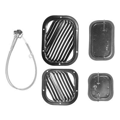 55-56 Chevrolet Full Size - Fresh Air Vent Assemblies, LH & RH Pair