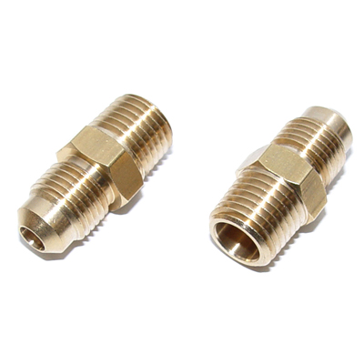 55-57 Chevrolet Full Size w/Auto Trans - Transmission Cooler Line Fittings Set