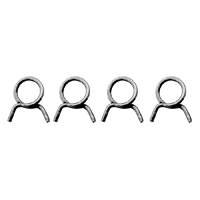 55-57 Chevrolet Full Size - Power Brake Vacuum Hose Clamps, 4 Pieces Set