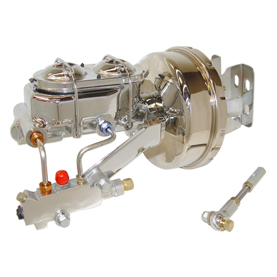 58-64 Chevrolet Car Power Brake Booster Kit, 8