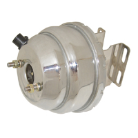 58-64 Chevrolet Car Chrome Plated Dual Diaphragm Power Booster, 8