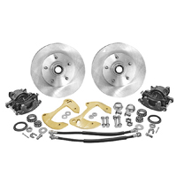 58-64 Chevrolet Car Stock Spindle Disc Brake Components Kit, Wide Offset